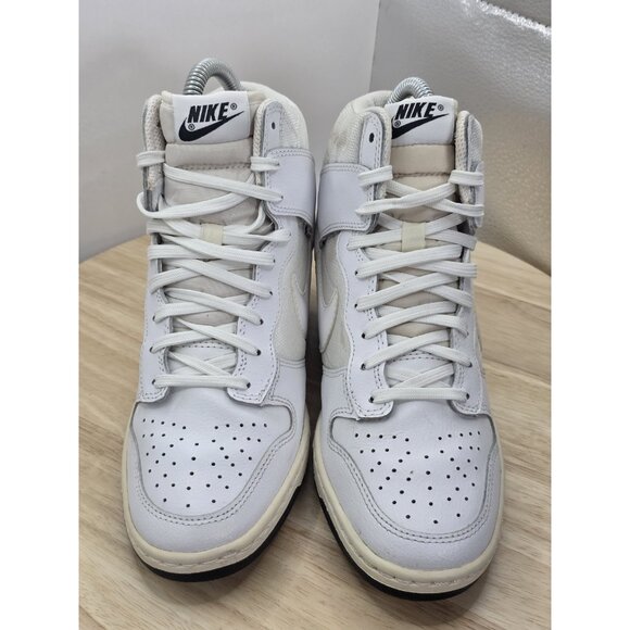 NIKE 2014 DUNK SKY HI HIDDEN WEDGE 644877 101 WHITE 6.5 AIR MAX 1 FORCE - Picture 4 of 8